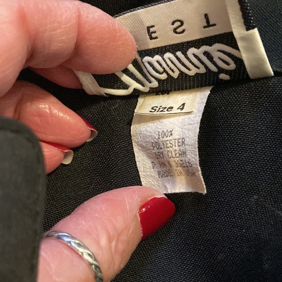 Marmie West black polyester skirt set size 4 - Picture 10 of 10